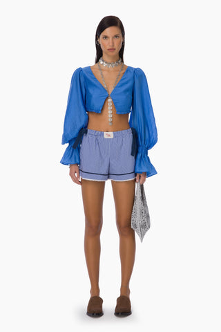 Ciela Shorts / Blue Gingham
