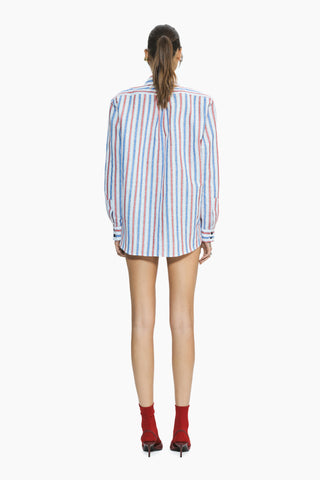 Ease Red Striped Boyfriend Shirt
