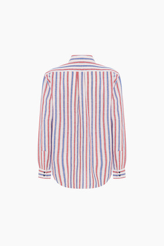 Ease Red Striped Boyfriend Shirt