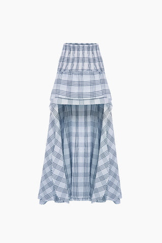 Fever White Black Plaid Skirt