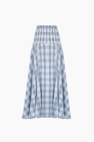 Fever White Black Plaid Skirt