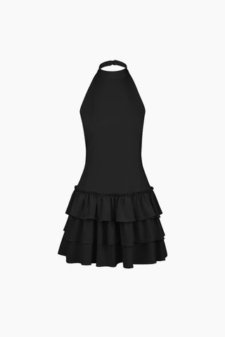 Fiore Black Mini Dress