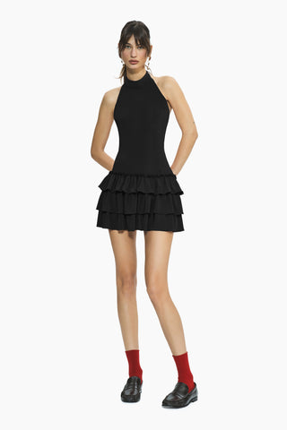 Fiore Black Mini Dress