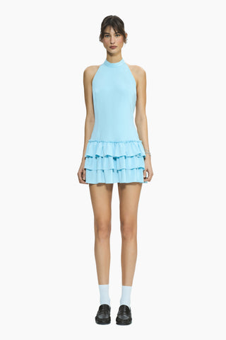 Fiore Light Blue Mini Dress