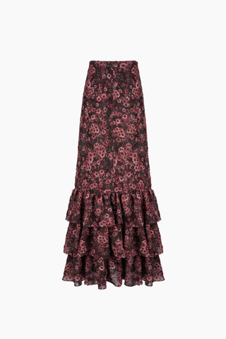 Flow Pink Floral Skirt
