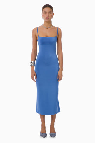 Hush Midi Dress / Blue