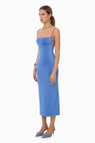 Hush Midi Dress / Blue