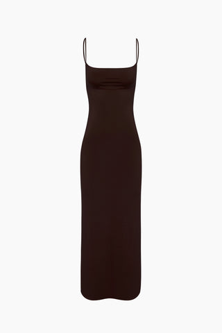 Hush Midi Dress / Brown