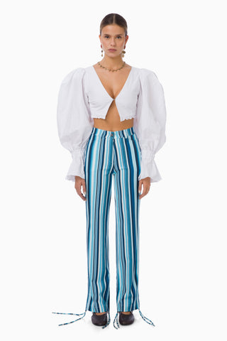 Jodie Trousers / Blue Striped