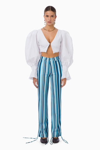 Jodie Trousers / Blue Striped