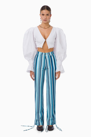 Jodie Trousers / Blue Striped