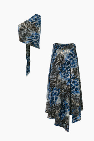Laguna Blue Leopard Set