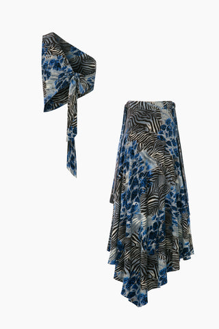 Laguna Blue Leopard Set
