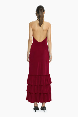 Liora Red Maxi Dress
