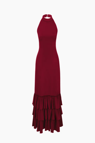 Liora Red Maxi Dress
