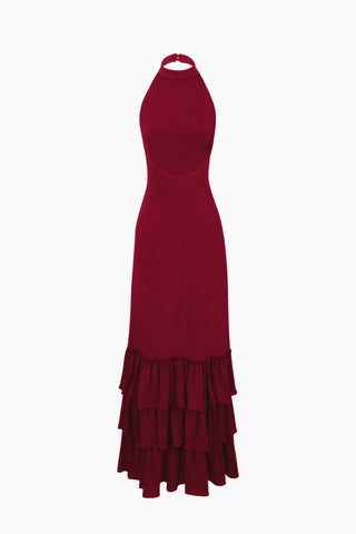 Liora Red Maxi Dress