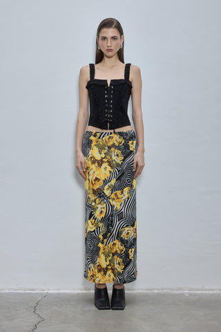 Bitsy Black Corset Top