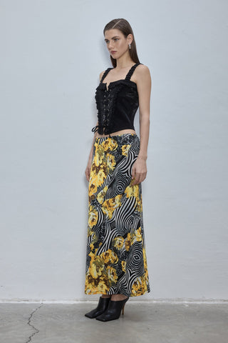 Bitsy Black Corset Top