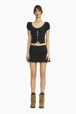 Carla Black Mini Skirt