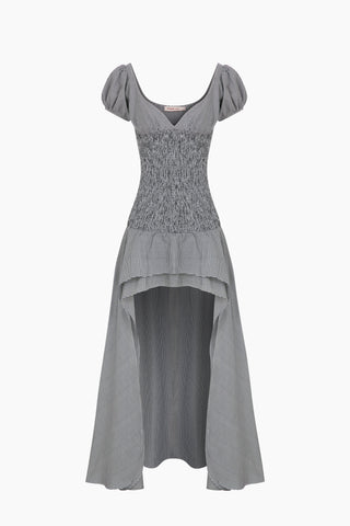 Merida Black Gingham Dress