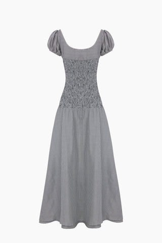 Merida Black Gingham Dress
