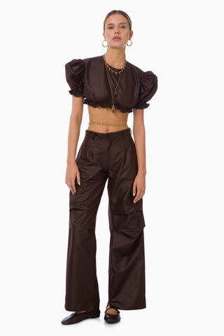 Mimi Cargo Trousers / Brown