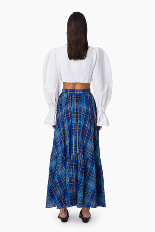 Rove Skirt / Blue Checked