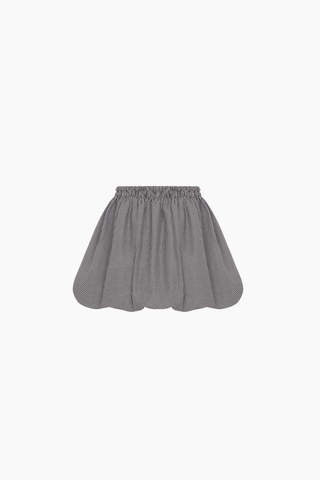Rani Black Gingham Balloon Skirt