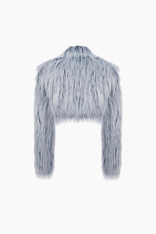 Rare Fur Jacket / Ice Blue