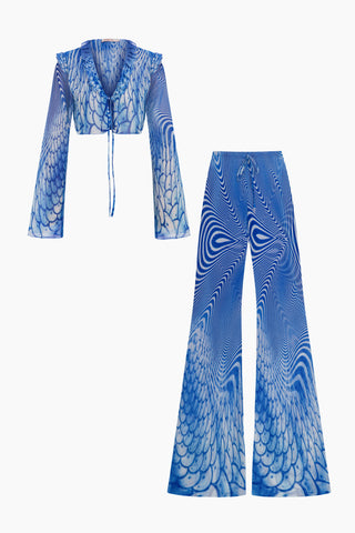 Seaside Blue Patterned Set