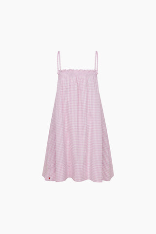 Vaila Mini Dress / Pink Gingham