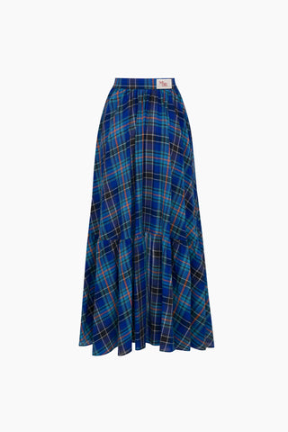Rove Skirt / Blue Checked