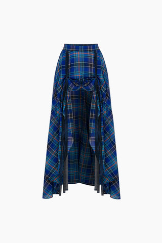 Rove Skirt / Blue Checked