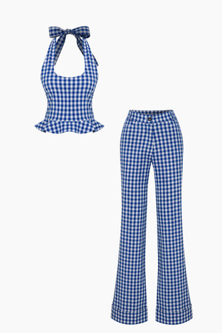 Marne Set / Blue Gingham