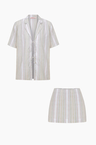 Vanilla Set / Beige Striped