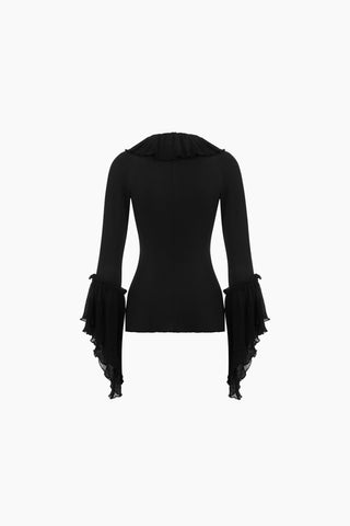 Yuna Black Blouse
